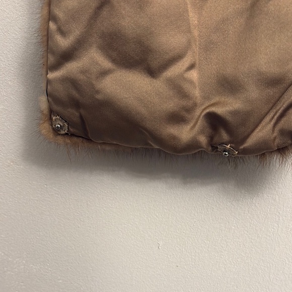 Vintage Gimbel Brothers Brown Fur Jacket Sz M - Picture 7 of 10